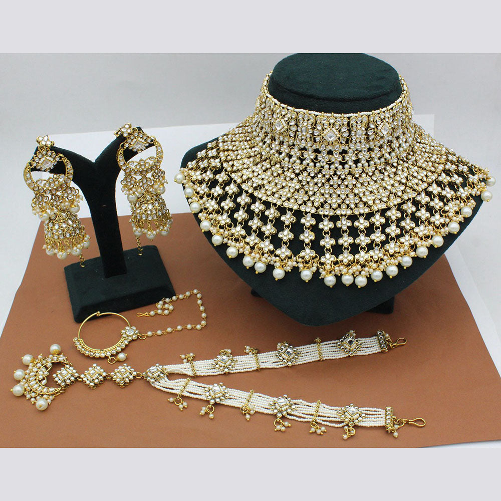 Kundan Bridal Choker – Forever Jewels India